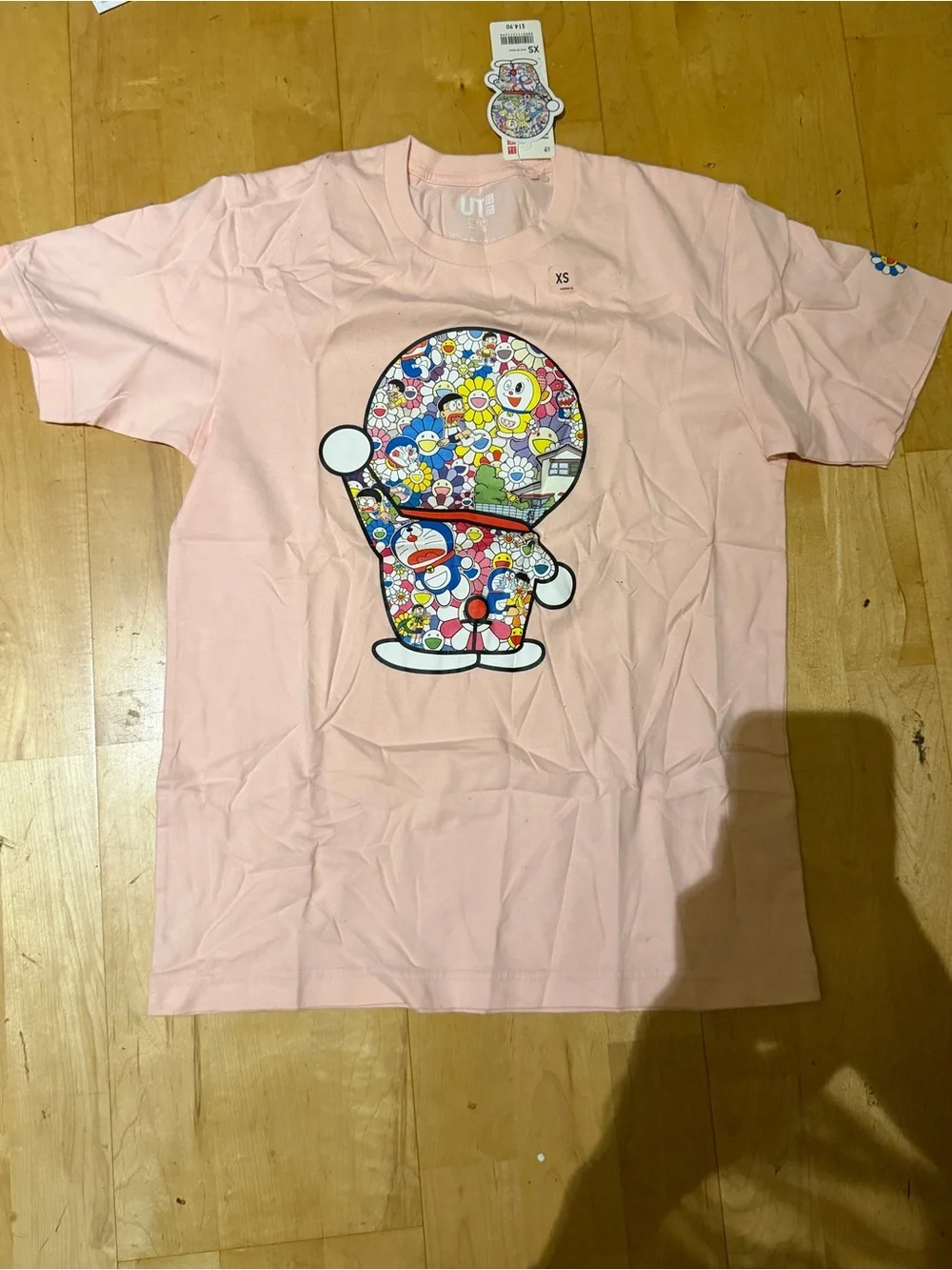 Uniqlo Murakami x Doraemon Pink Graphic Tshirt